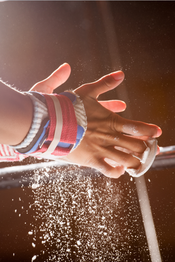 Turnerhänder bei der Kürvorbereitung - Turnen bei der TSG Berlin Steglitz