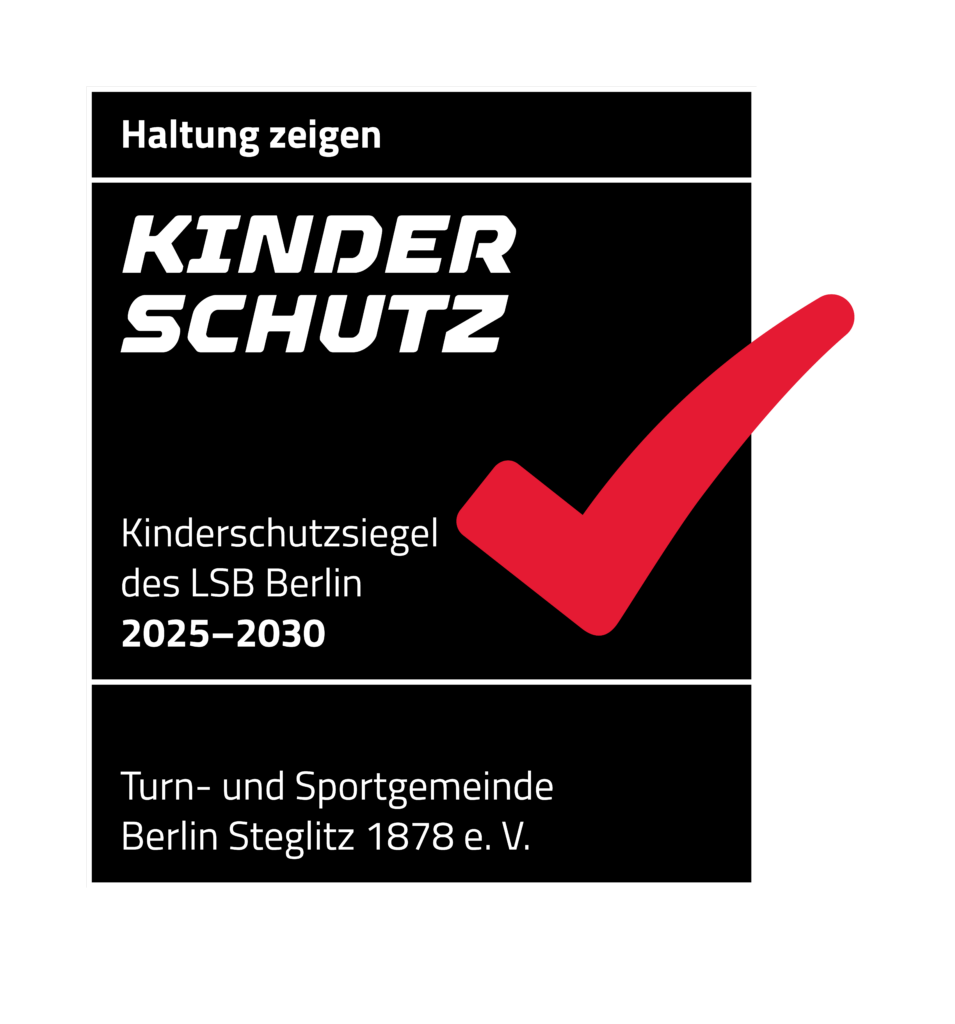 Siegel Kinderschutz für die TSG Berlin Steglitz